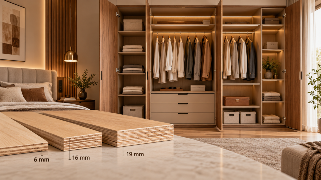 Plywood Thickness for Wardrobe | Which Size Should You Choose?